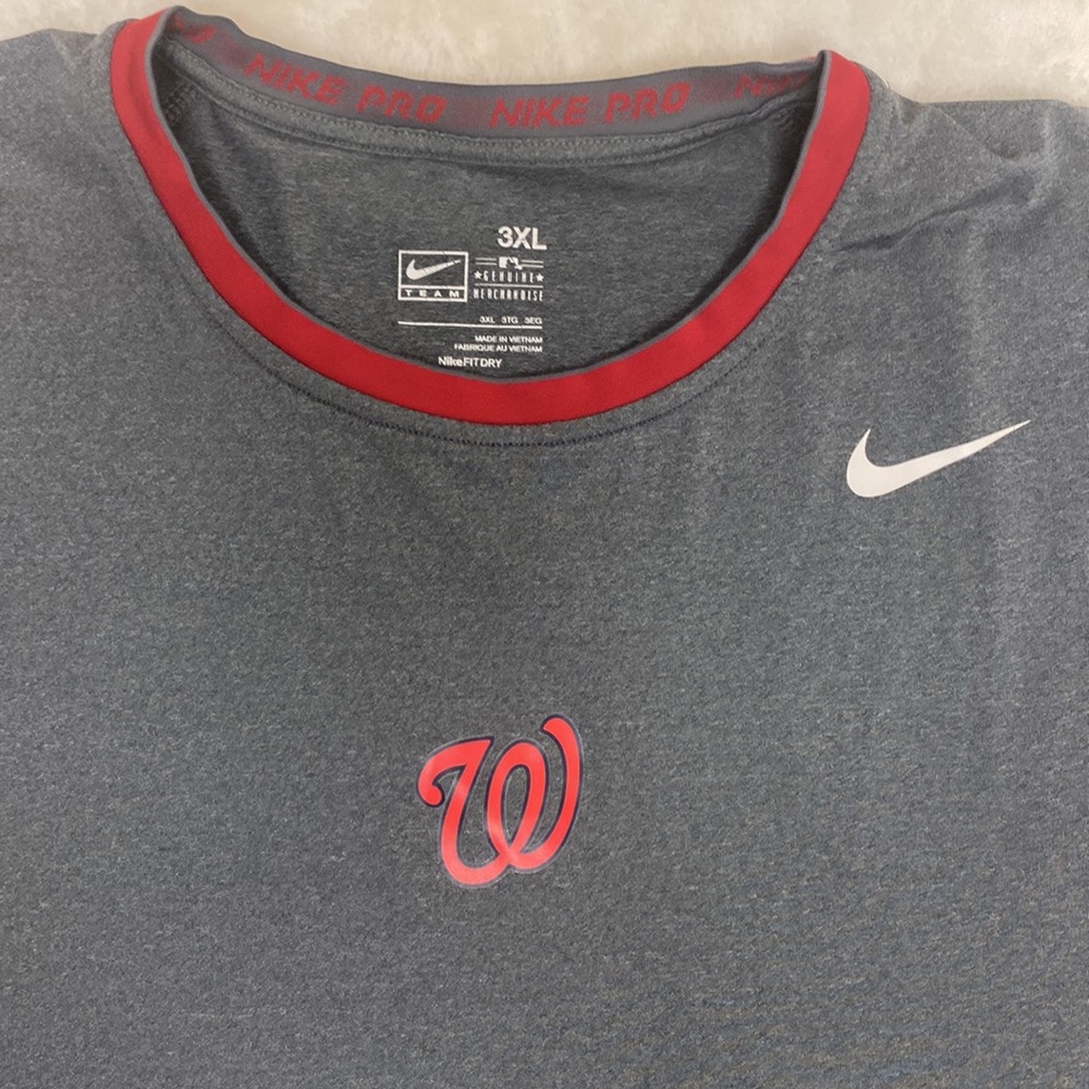 Washington Nationals Nike Pro Combat long sleeve shirt, Excellent condition, XXL